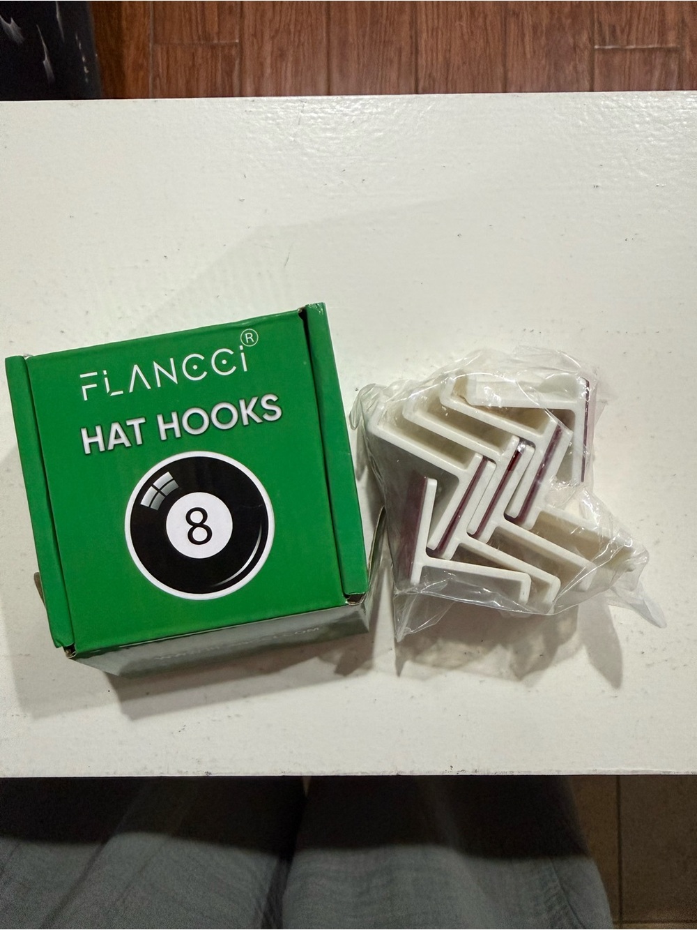 Filancci Hat Hooks - White (Set)